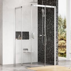  Ravak Matrix MSRV4-100/100 Ngyrszes zuhanykabin fehr kerettel, transparent edzett biztonsgi veggel 1WVAA100Z1